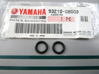 NEW OEM (LOT OF 2) 93210-08003-00 Yamaha O-Ring 0810