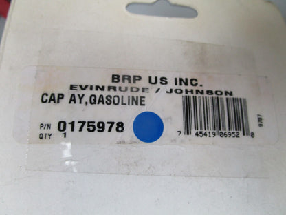 *NEW OEM* 0720 OMC Johnson Evinrude Gasoline Cap Assembly 175978 0175978