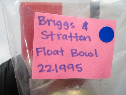 NEW OEM 221995 Briggs & Stratton Float Bowl 0810