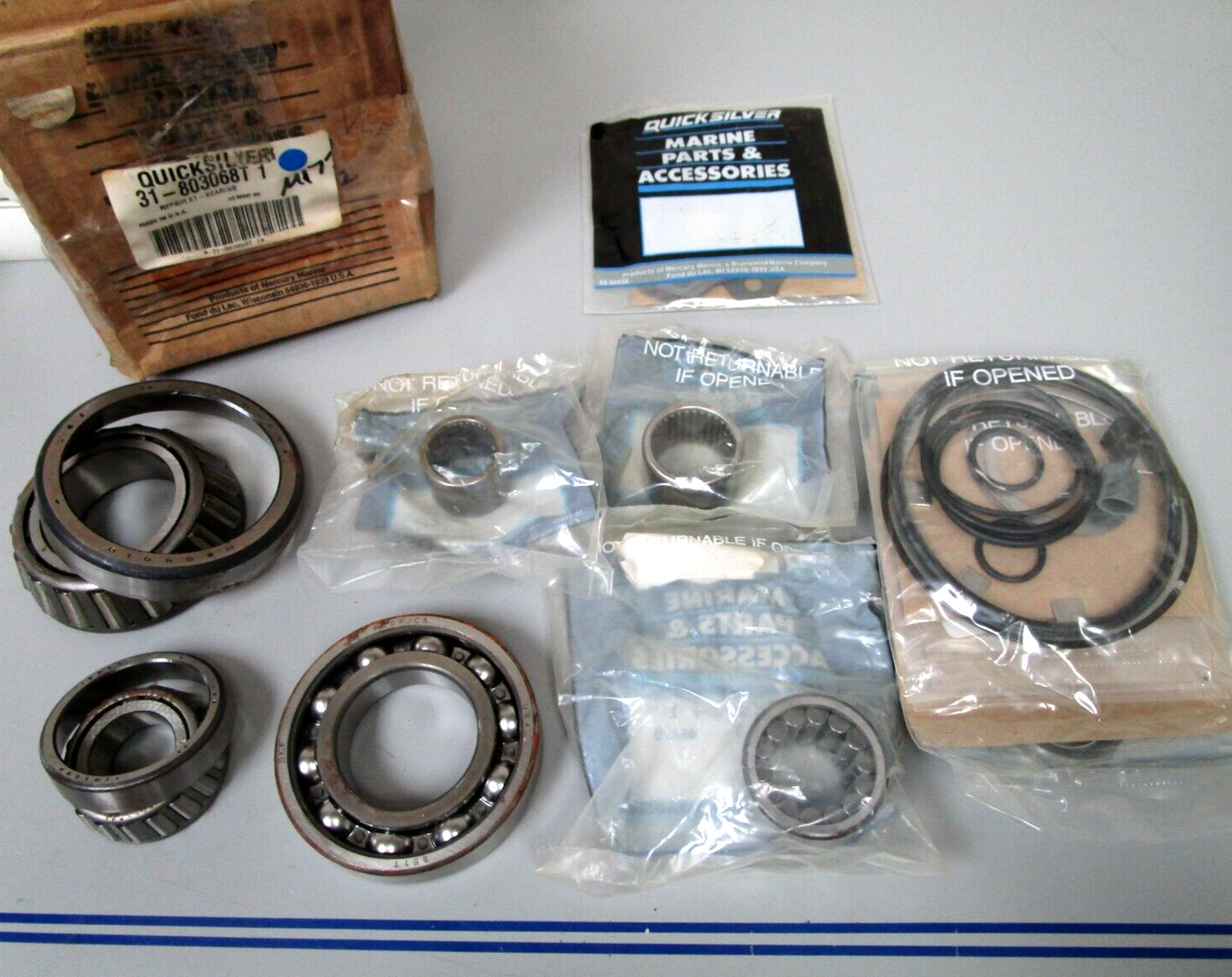 *NEW OEM* 0720 Mercury Quicksilver Bearing Repair Kit 31-803068T