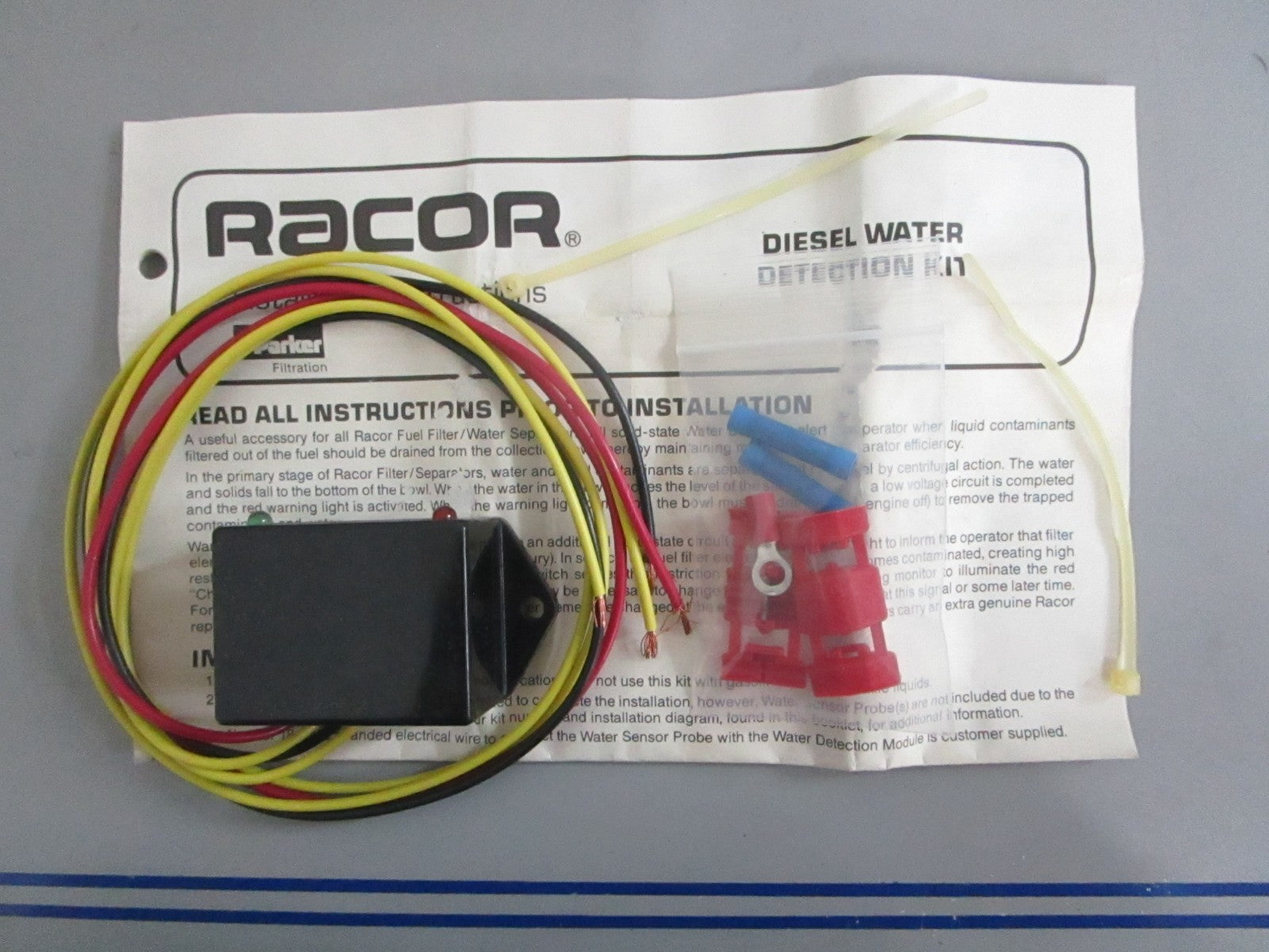 *NEW OEM* 0820 Parker Racor 12V Water Detection Kit RK20725 48460