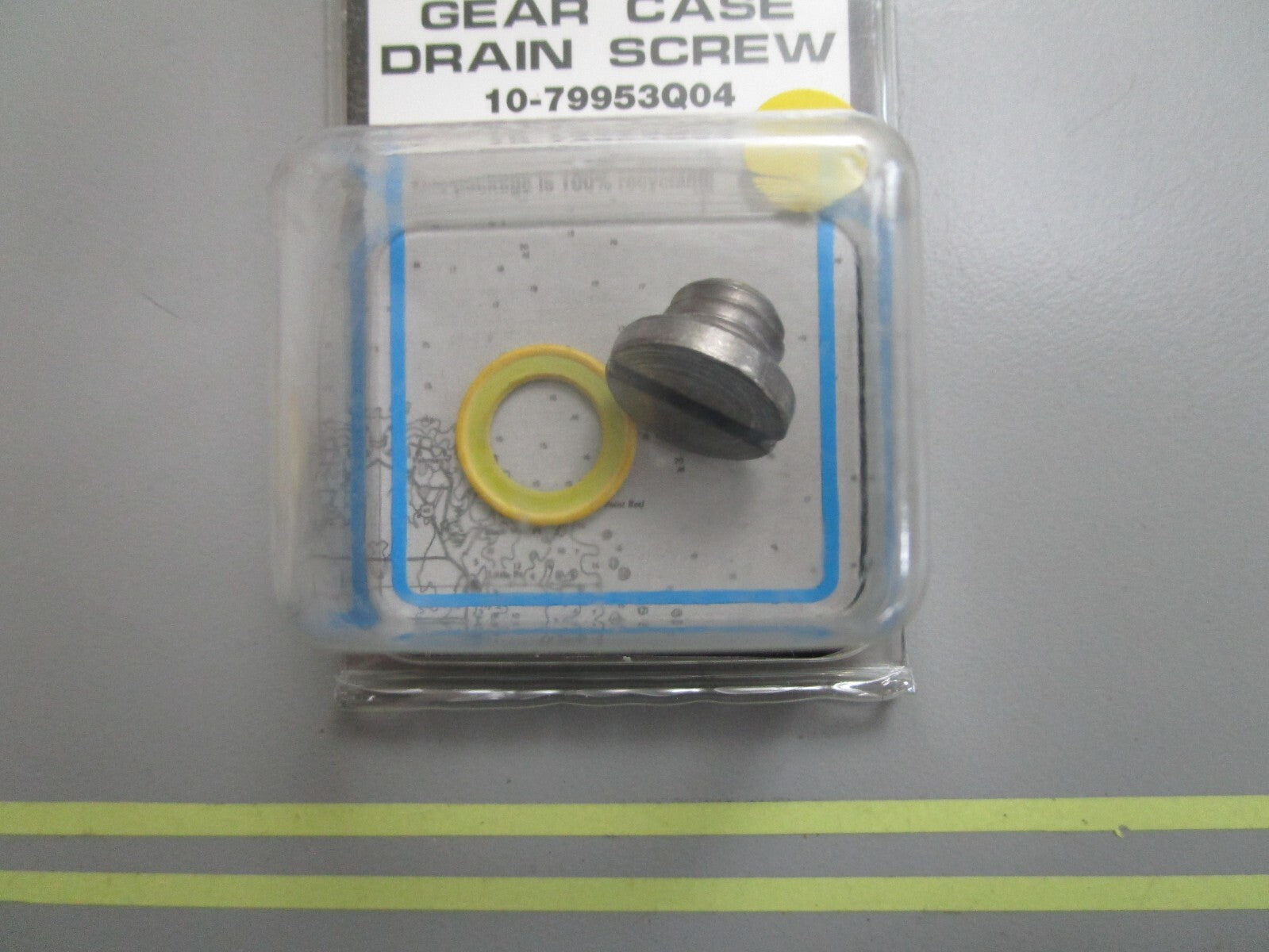 *NEW OEM* 0810 Mercury Quicksilver Gear Case Drain Screw 10-79953Q04
