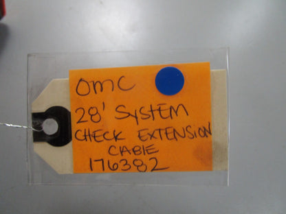 *NEW OEM* 0810 OMC Johnson Evinrude 28' System Check Cable 176382 0176382
