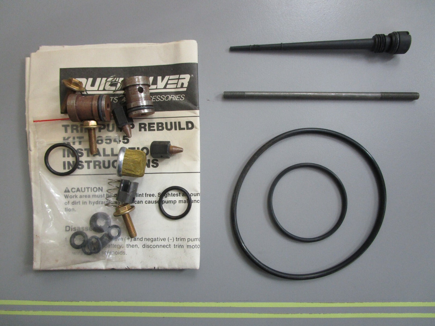 *NEW OEM* 0820 Mercury Quicksilver Trim Pump Rebuild Kit 18545A1