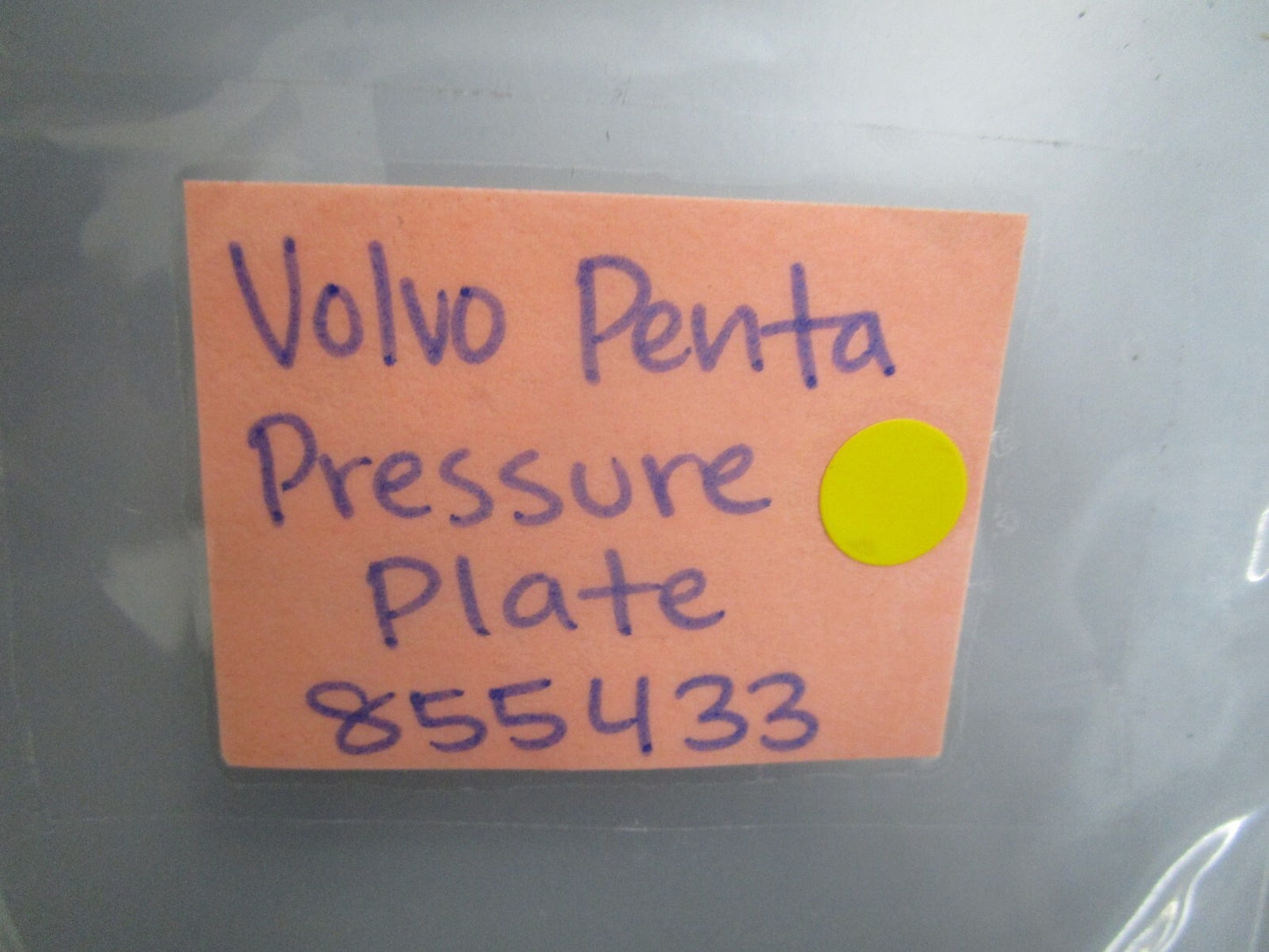 *NEW OEM* 0810 Volvo Penta Pressure Plate 855433