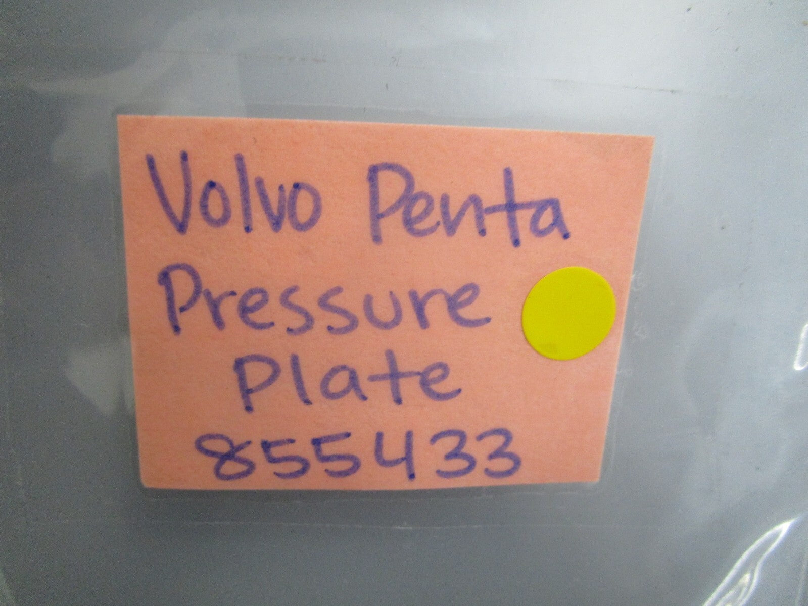 *NEW OEM* 0810 Volvo Penta Pressure Plate 855433