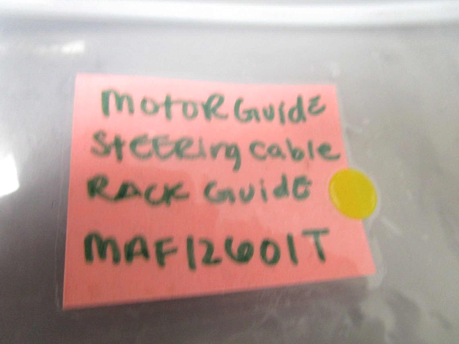 *NEW* 0750 MotorGuide STEERING CABLE RACK GUIDE  MAF12601T