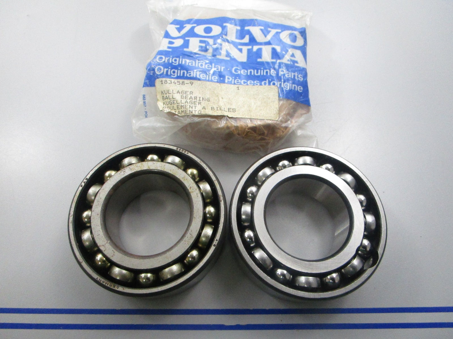 NEW OEM (LOT OF 3) 183458 Volvo Penta Ball Bearing 0810