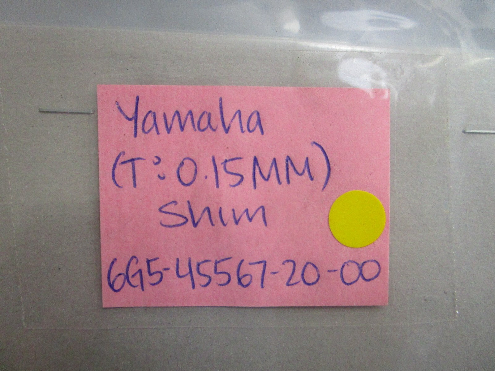 *NEW OEM* 0810 Yamaha (T:0.15MM) Shim 6G5-45567-20-00