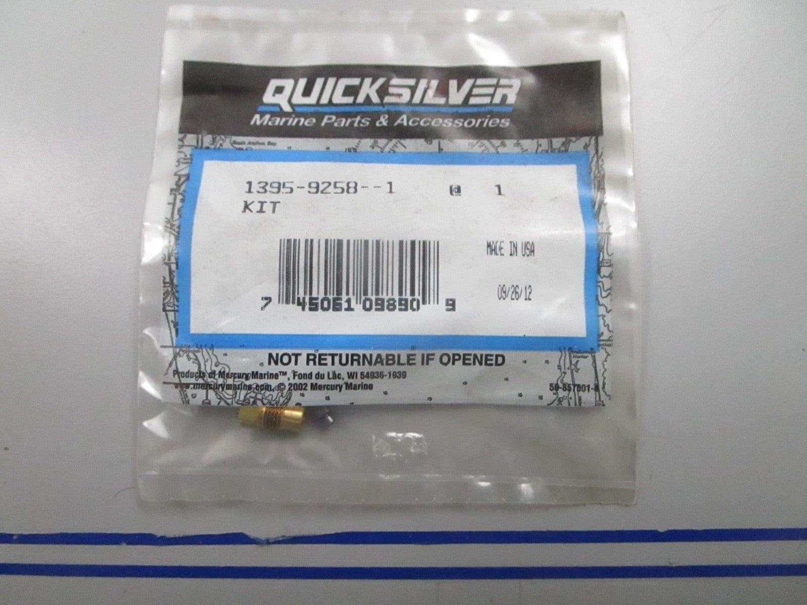 *NEW OEM* 0810 Mercury Quicksilver Valve Seat 1395-9258-1