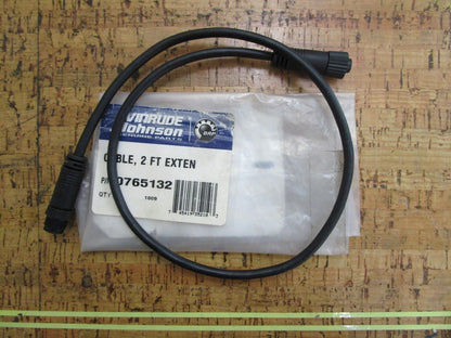 *NEW OEM* 0810 OMC Johnson Evinrude 2 Ft. Extension Cable 765132 0765132