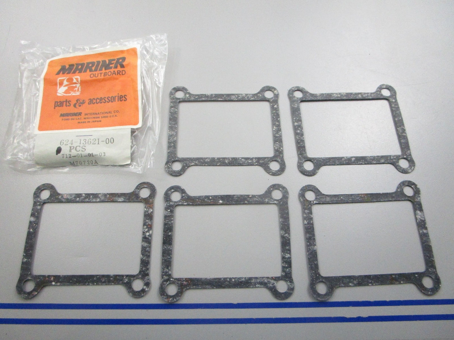 NEW OEM (LOT OF 5) 624-13621-00-00 Yamaha Gasket 0810