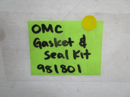 *NEW OEM* 0820 OMC Johnson Evinrude Gasket & Seal Kit 981801 0981801