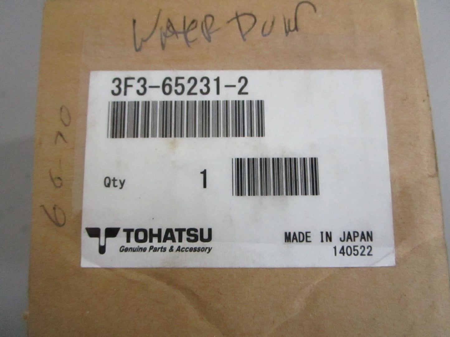 NEW OEM 3F3-65231-2 Tohatsu Water Pump Repair Kit 0820