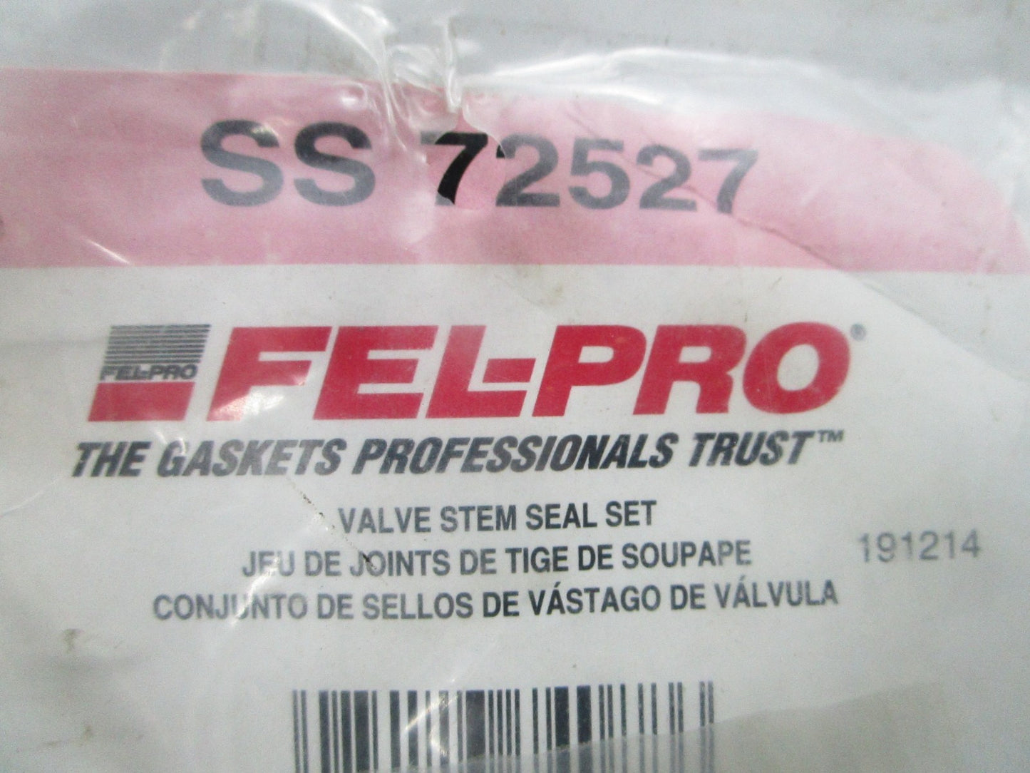 NEW Fel-Pro SS 72527 Valve Stem Seal Set 0810