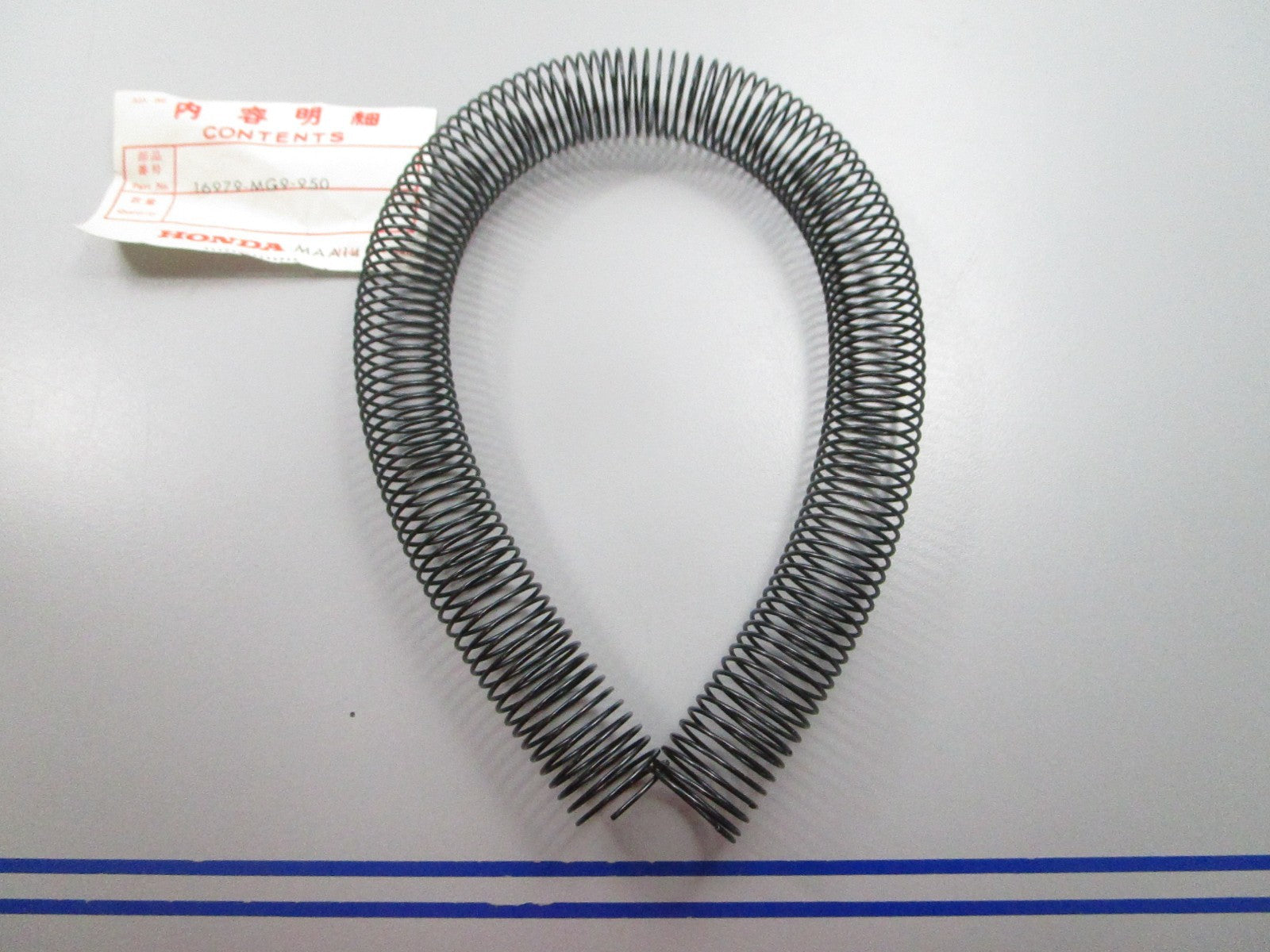 NEW OEM 16979-MG9-950 Honda Water Pipe Spring 0810