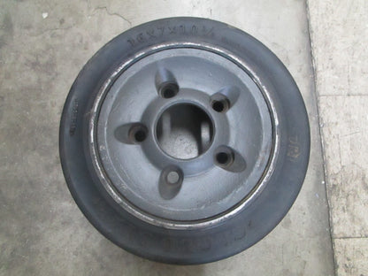 *NEW OEM* 0820 Globestar GRI (POB) 16"×7"×10½" Forklift Wheel & Tire A220808423