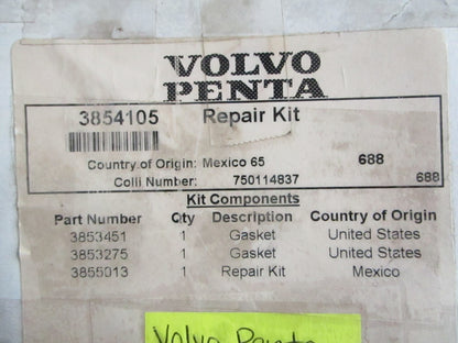 NEW OEM 3854105 Volvo Penta Repair Kit 0820