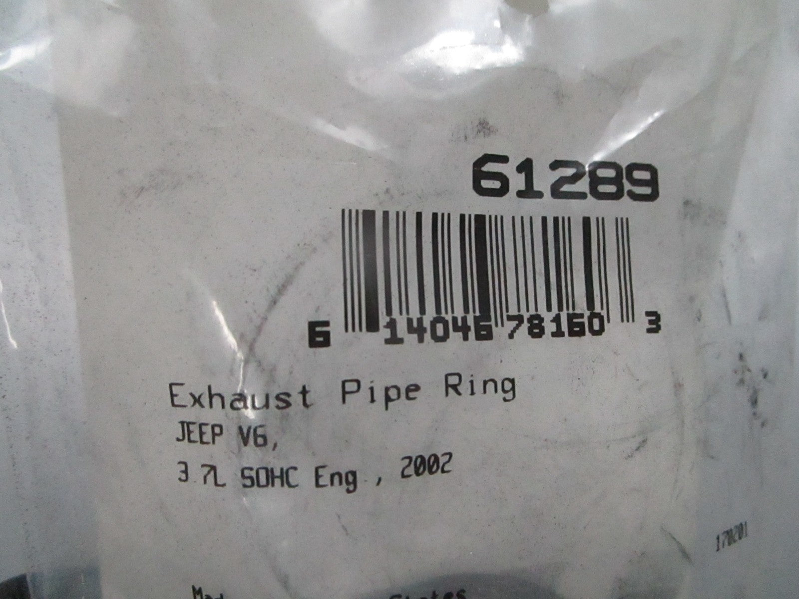 *NEW* 0810 Fel-Pro Exhaust Pipe Ring 61289