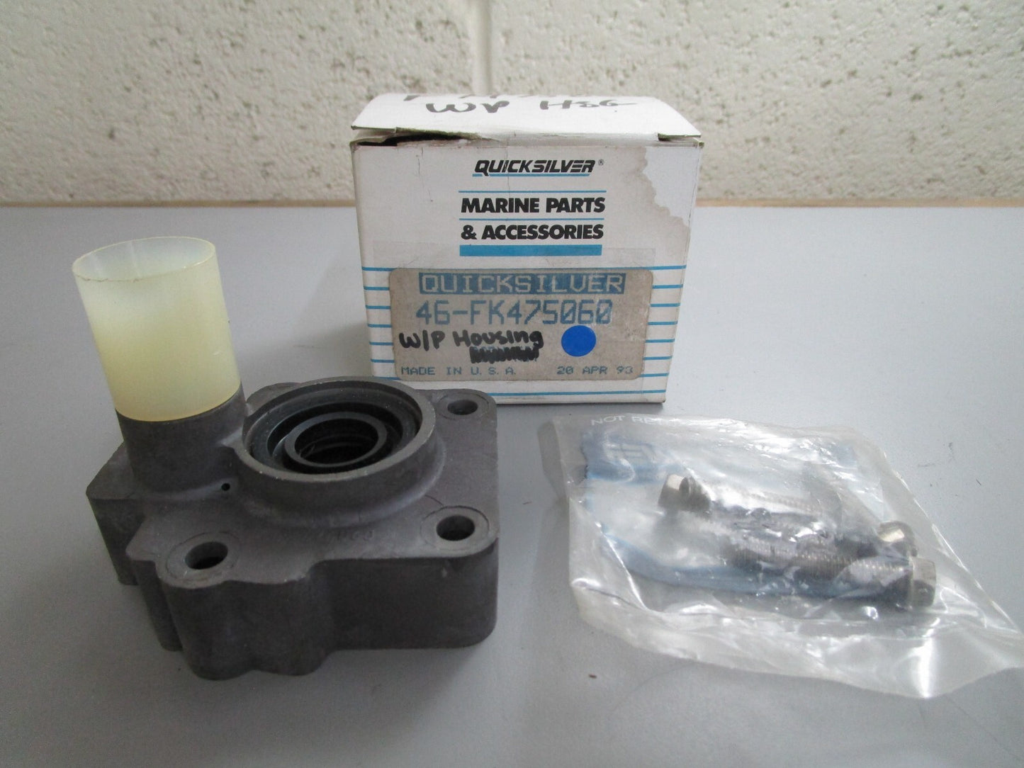 *NEW OEM* 0820 Mercury Quicksilver Water Pump Housing 46-FK475060