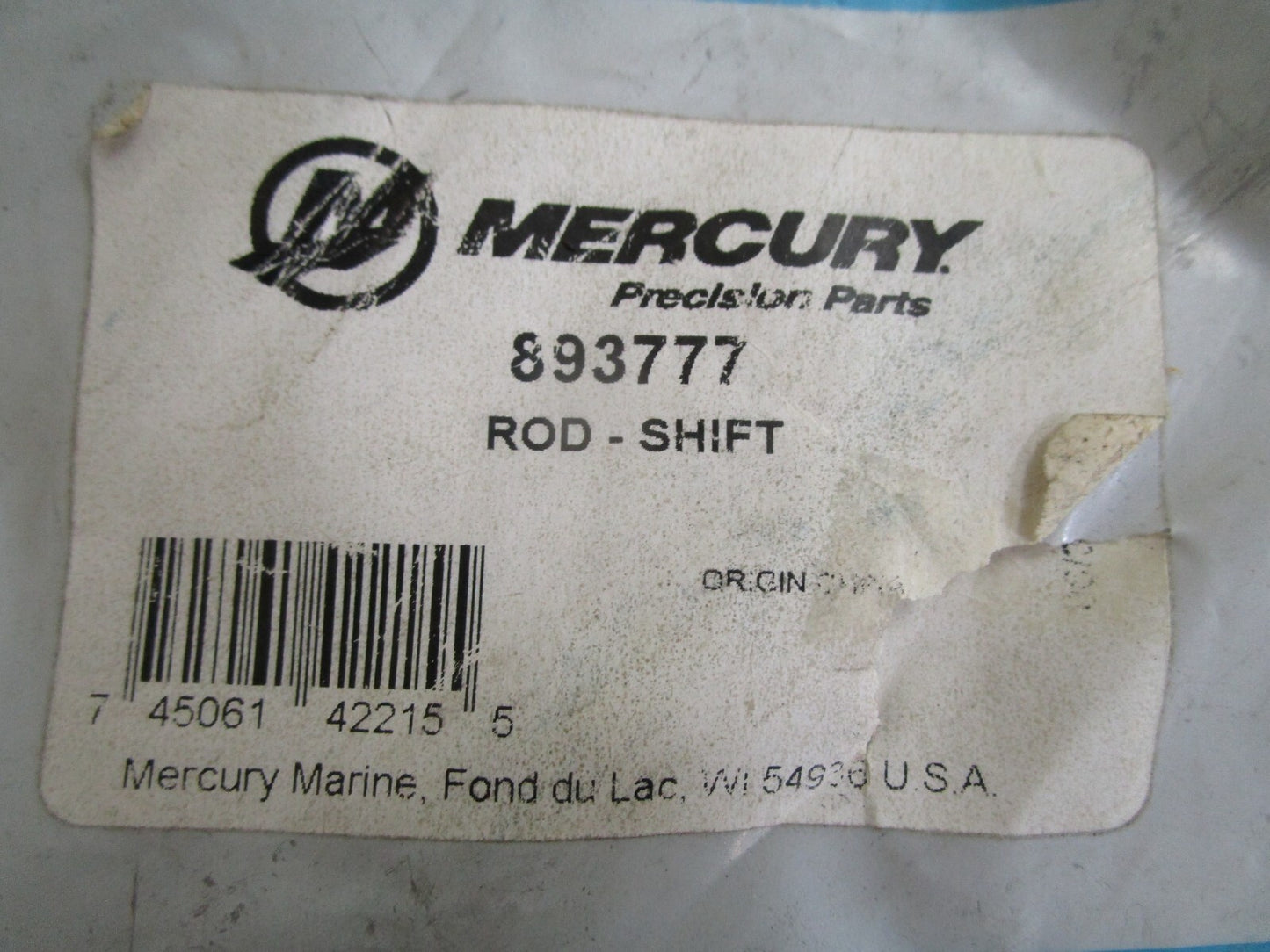 *NEW OEM* 0810 Mercury Quicksilver Shift Rod 893777