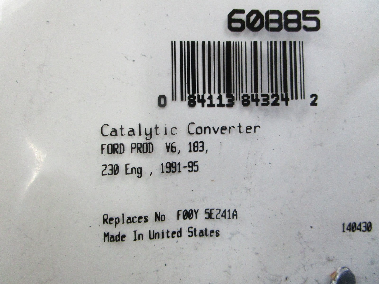 *NEW* 0810 Fel-Pro Gasket 60885
