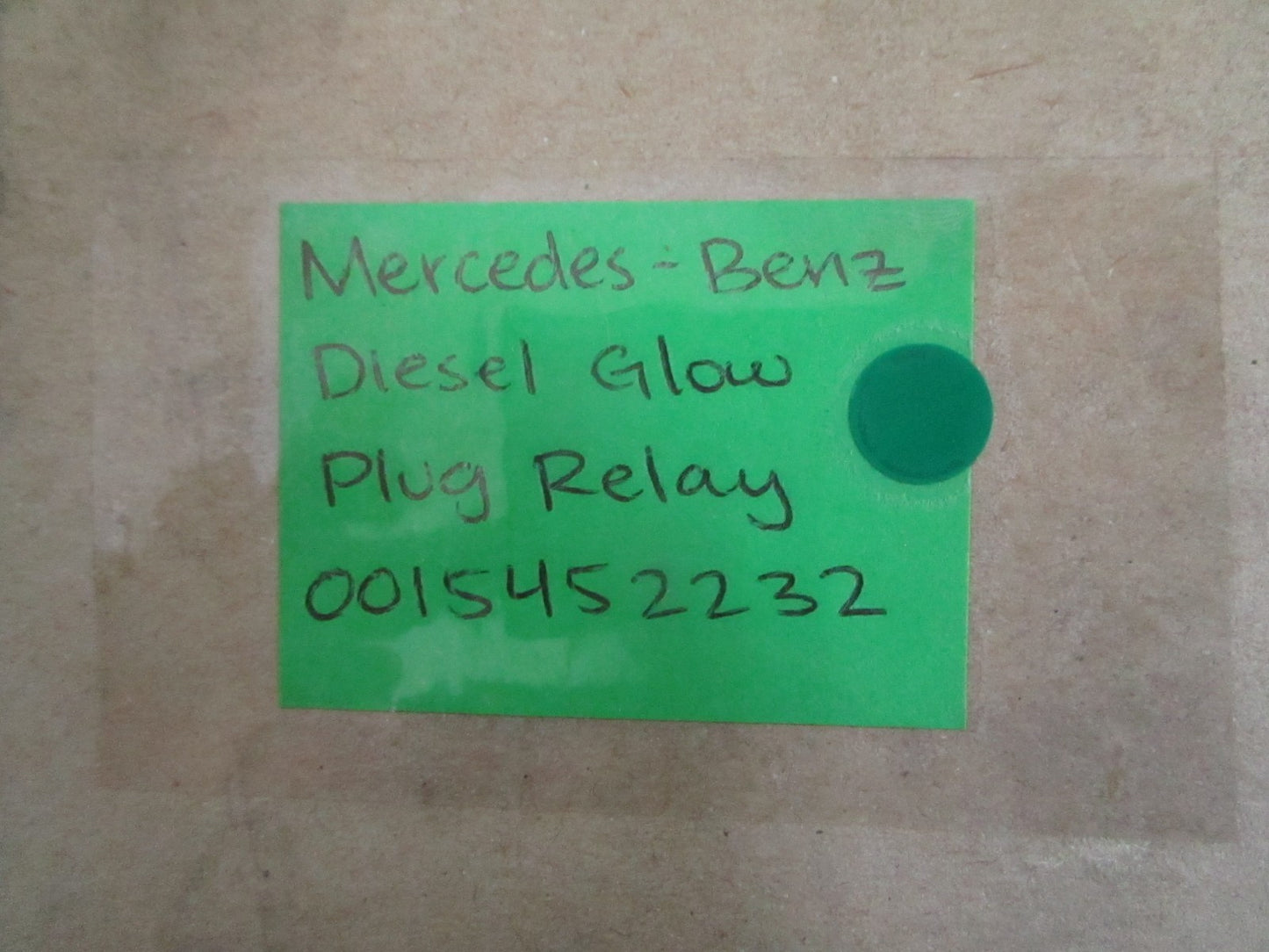 NEW OEM 0015452232 Mercedes-Benz Diesel Glow Plug Relay 0820