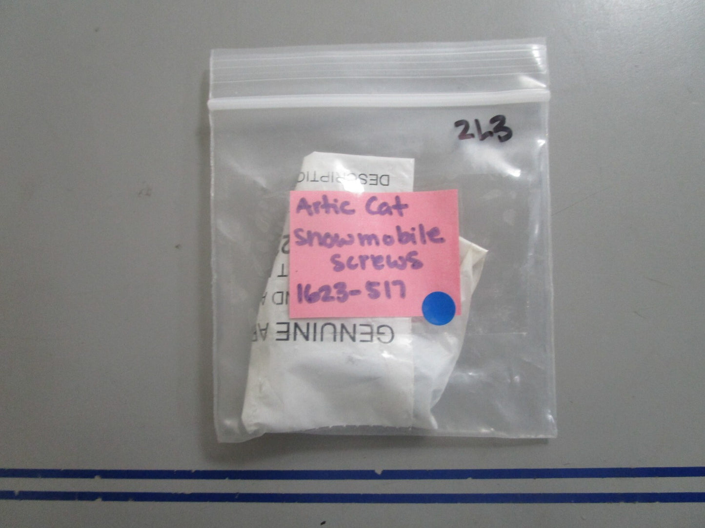 *NEW OEM* (LOT OF 3) 0810 Arctic Cat Snowmobile Screws 1623-517