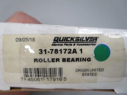 NEW OEM 31-78172A1 Mercury Quicksilver Roller Bearing 0810