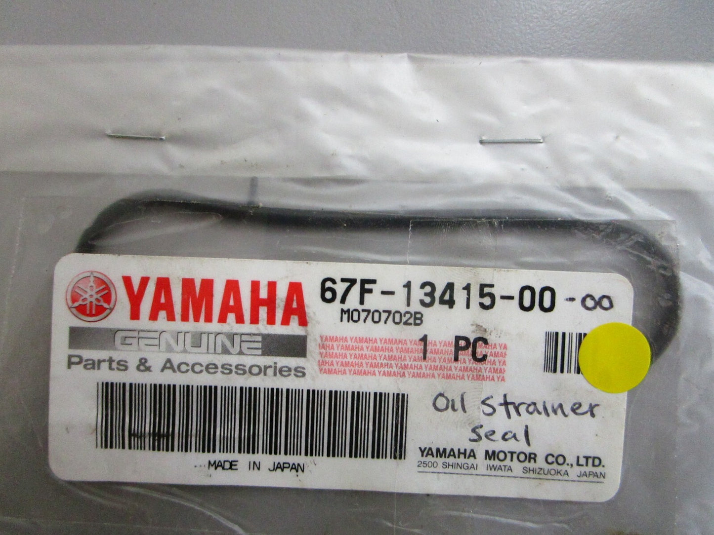 *NEW OEM* 0810 Yamaha Oil Strainer Seal 67F-13415-00-00