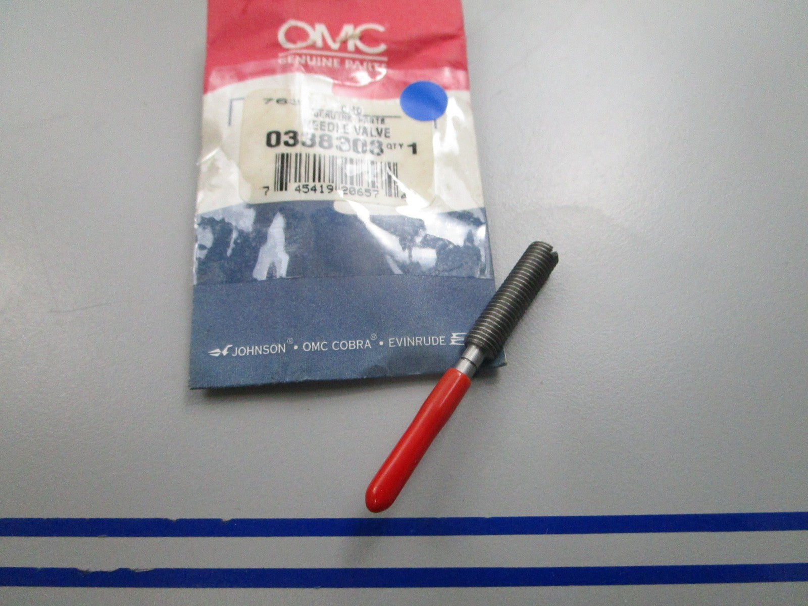 NEW OEM OMC Johnson Evinrude 338308 0338308 Needle Valve 0810