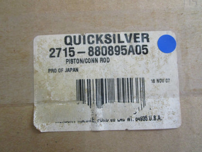 *NEW OEM* 0820 Mercury Quicksilver Piston & Connecting Rod 2715-880895A05