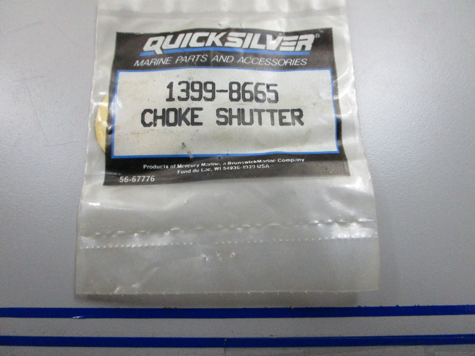 *NEW OEM* 0810 Mercury Quicksilver Choke Shutter 1399-8668