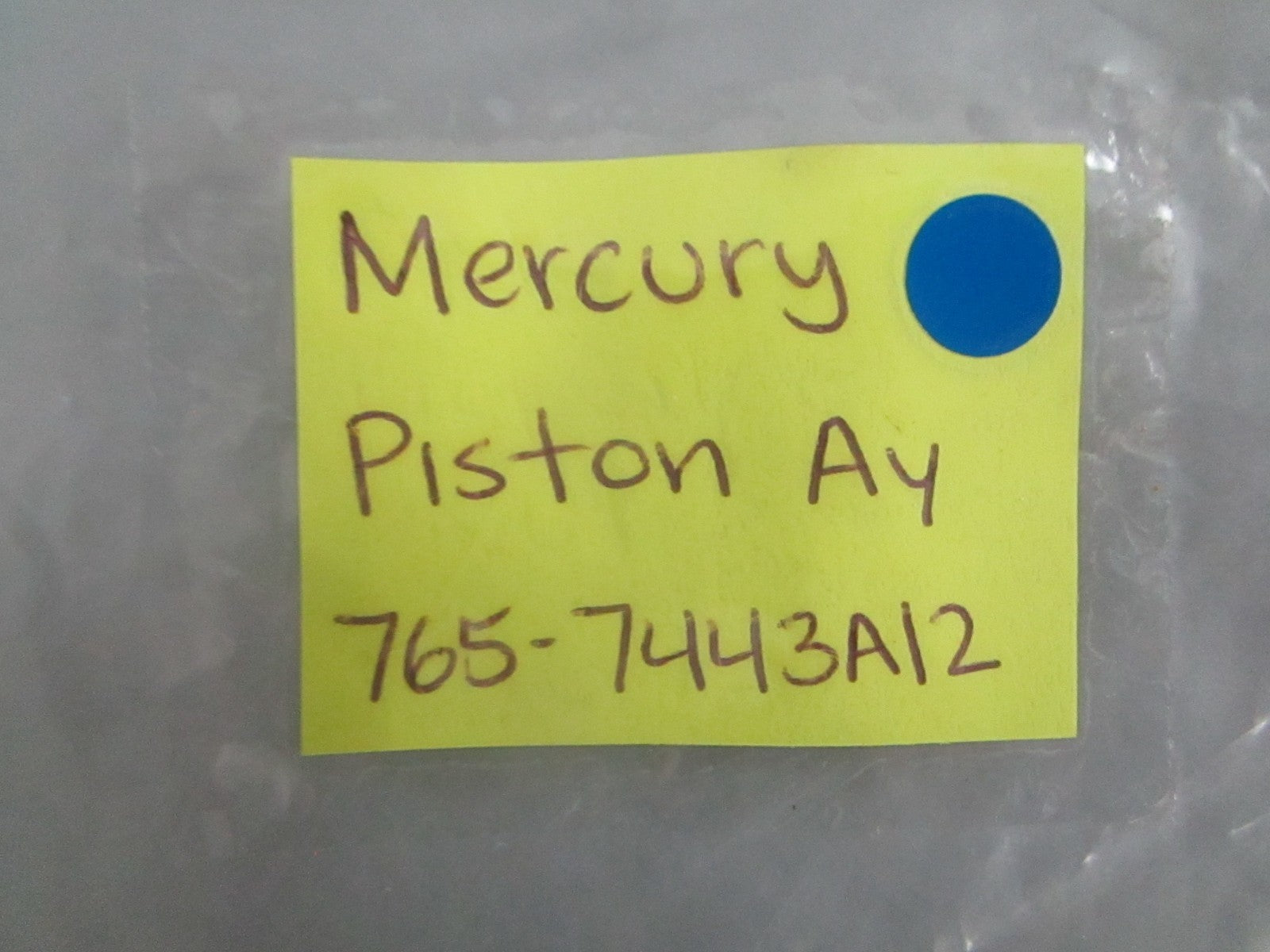 *NEW OEM* 0820 Mercury Quicksilver Piston Ay 765-7443A12