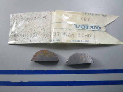 NEW OEM (LOT OF 2) 808007 Volvo Penta Key 0810