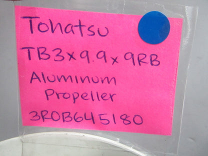 NEW OEM 3R0B645180 Tohatsu TB3×9.9×9RB Aluminum Propeller 0820