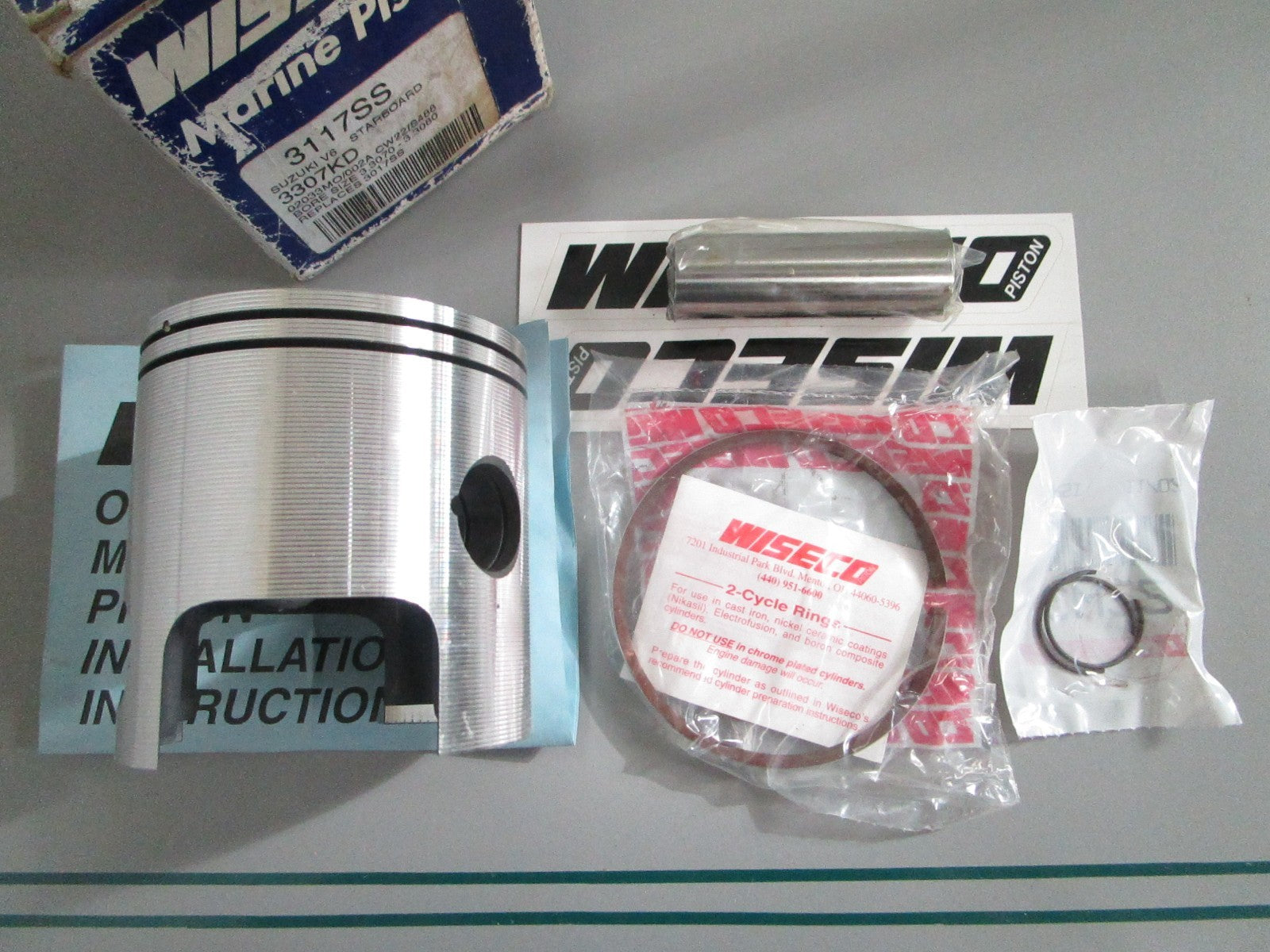 NEW 3117SS Wiseco Piston Kit For: Suzuki 0820