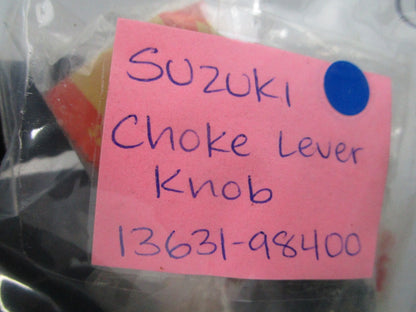 NEW OEM 13631-98400 Suzuki Choke Lever Knob 0810