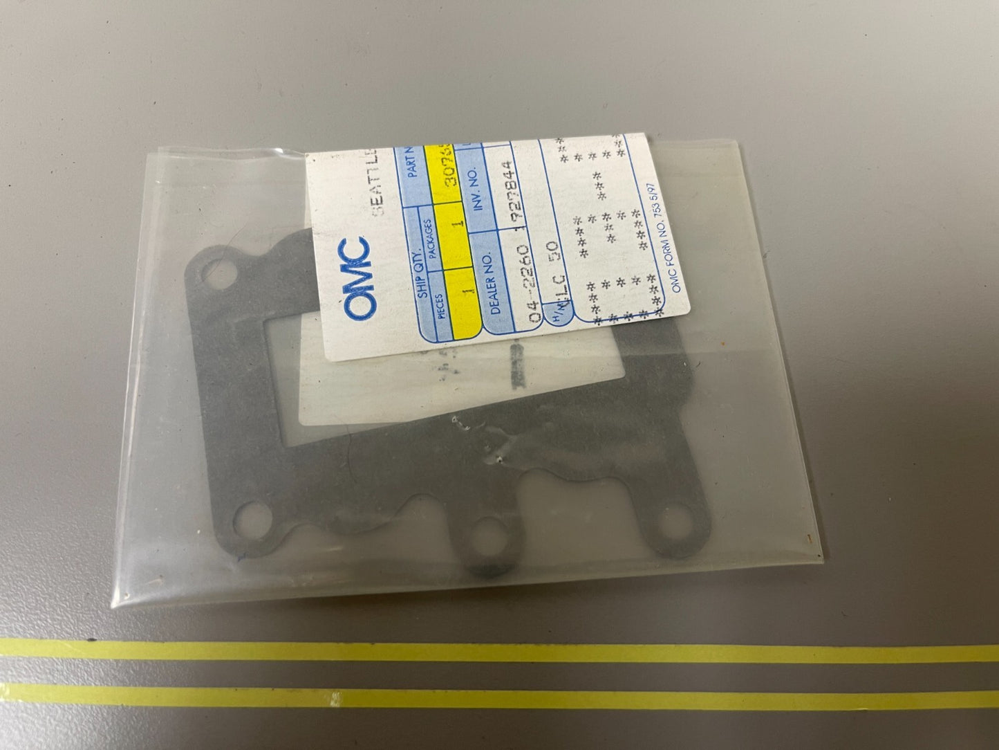 *NEW OEM* 0810 OMC Johnson Evinrude Gasket 309658 0309658