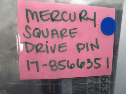 *NEW OEM* 0810 Mercury Quicksilver Square Drive Pin 17-8566351