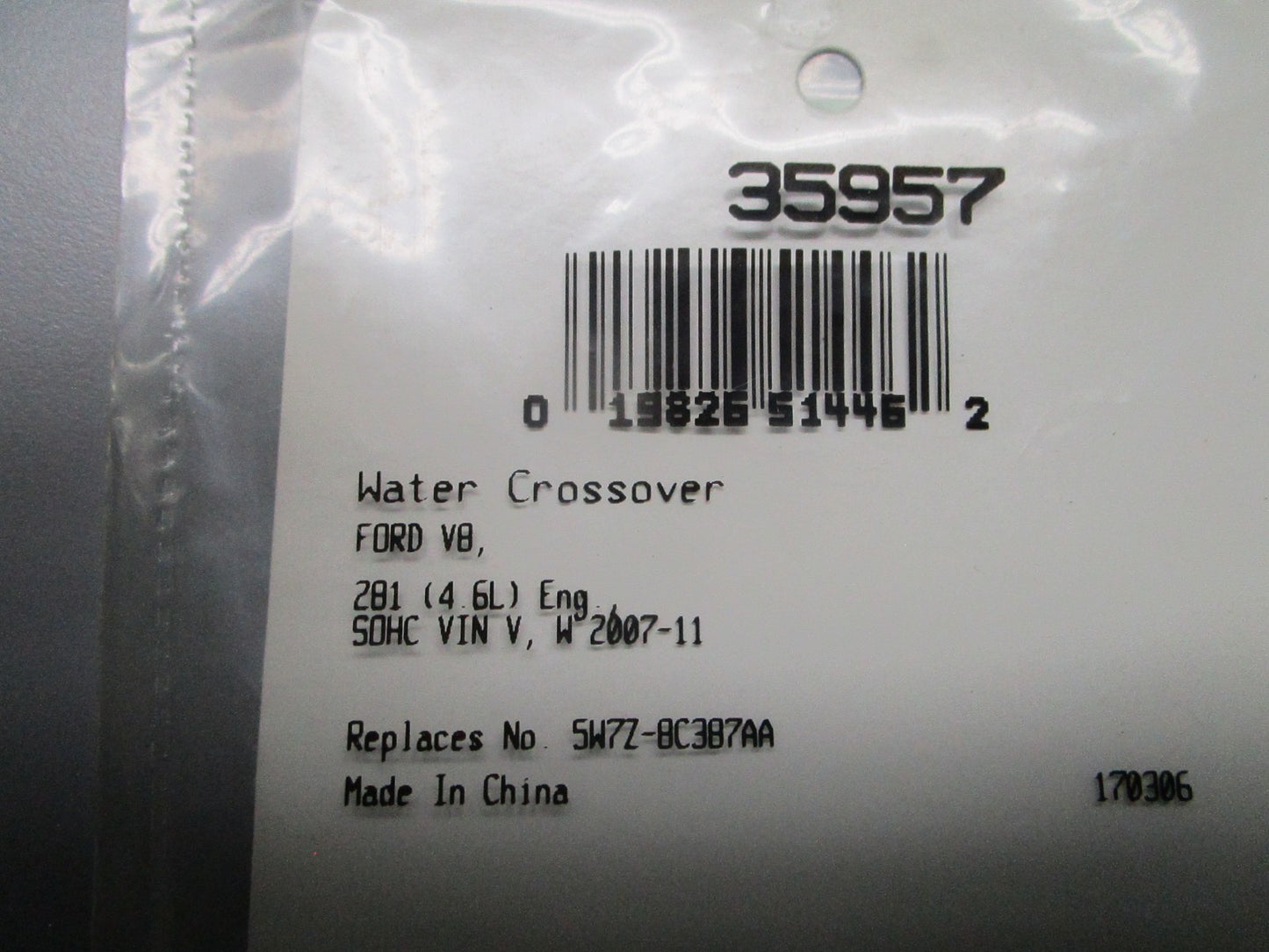 *NEW* 0810 Fel-Pro Gasket 35957 Replaces: 5W7Z-8C387AA