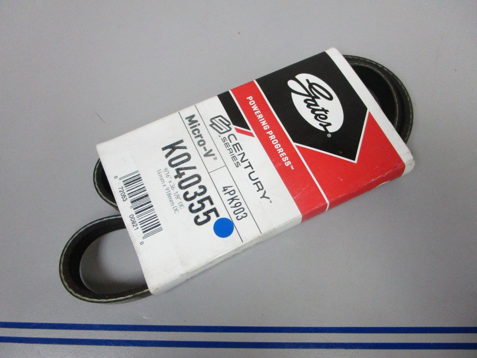 NEW K040355 Gates Micro-V 9/16" x 36 ⅛" Serpentine Belt 0720