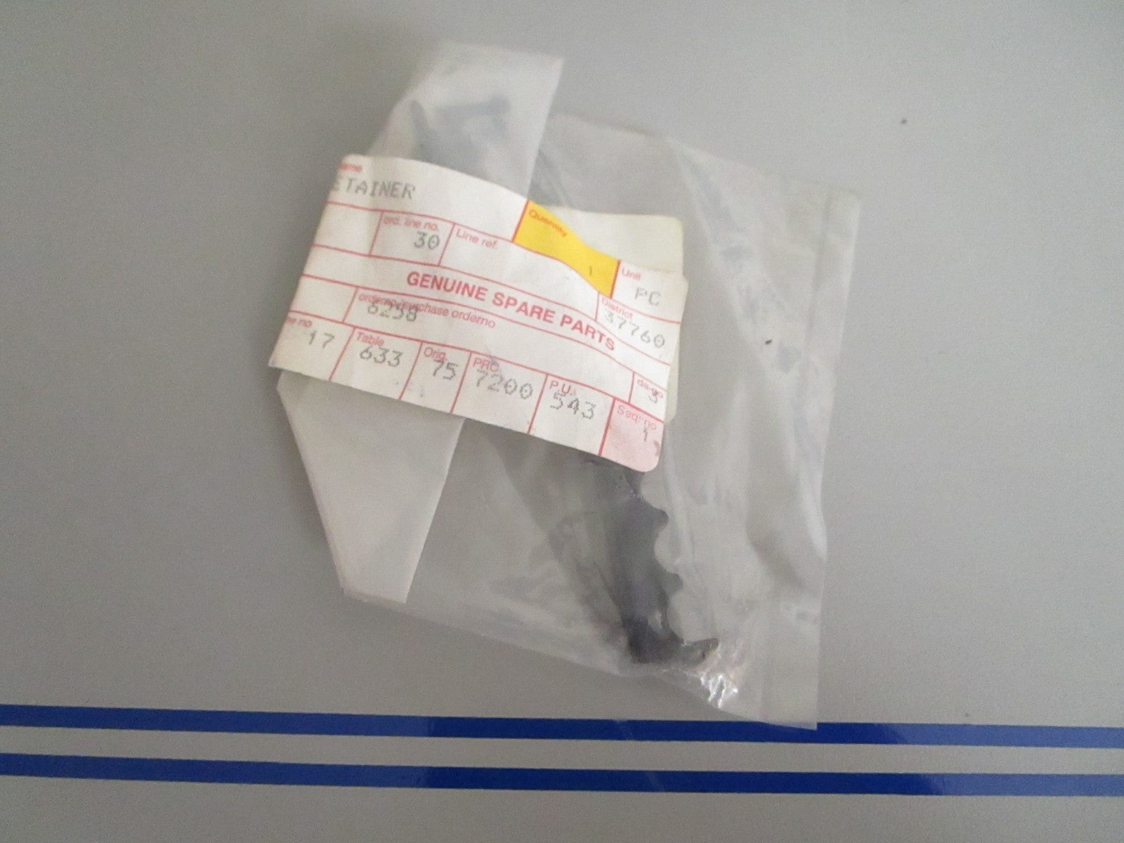 *NEW OEM* 0720 Volvo Penta Retainer 3852619