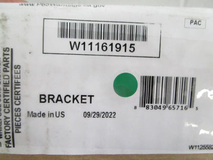 NEW OEM W11161915 Whirlpool Bracket 0820