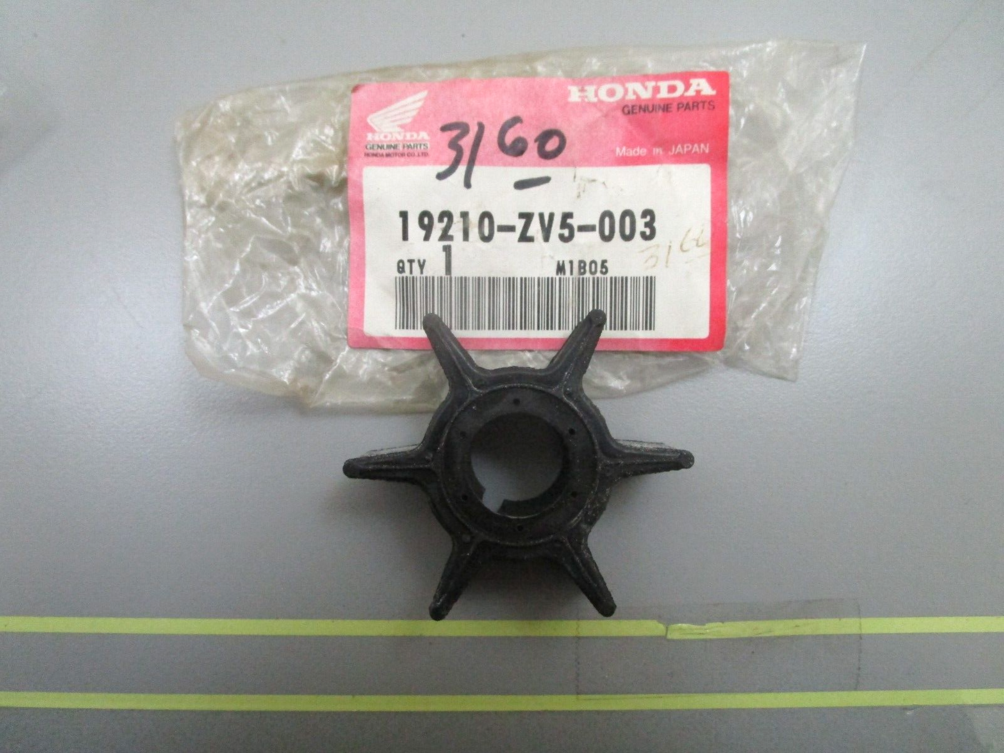 *NEW OEM* 0750 Honda WATER PUMP IMPELLER 19210-ZV5-003