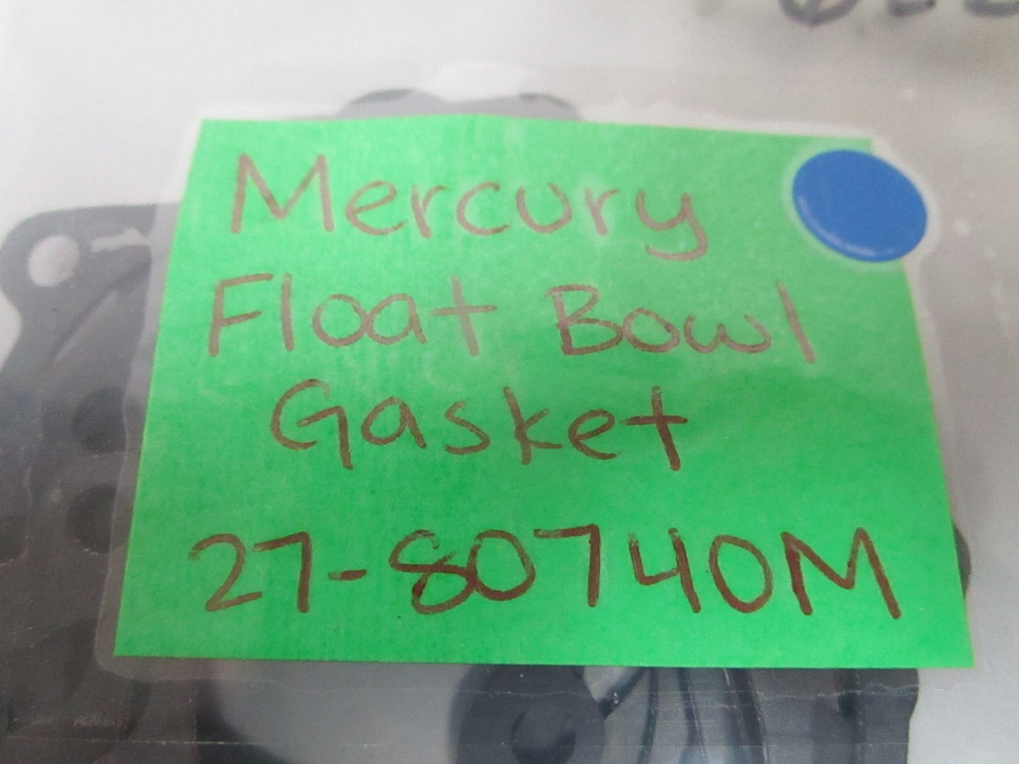 NEW OEM (LOT OF 2) 27-80740M Mercury Quicksilver Float Bowl Gasket 0810