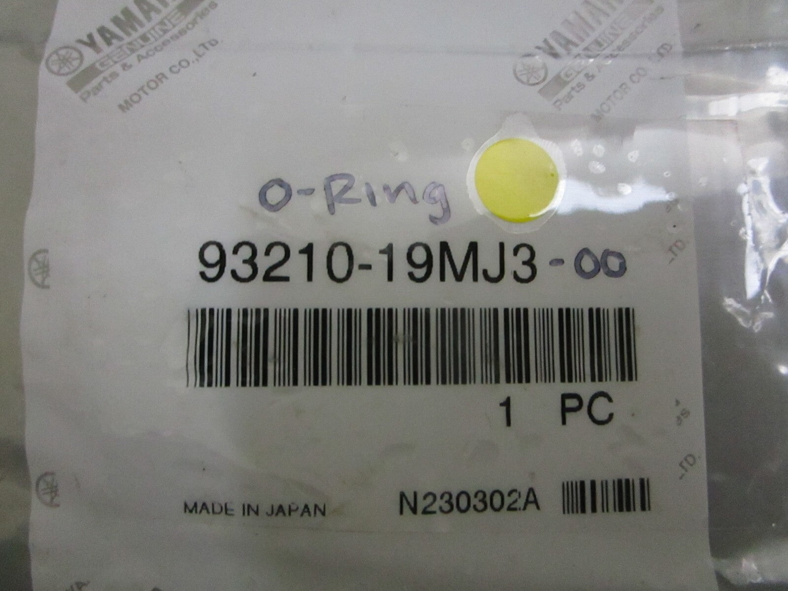*NEW OEM* 0810 Yamaha O-Ring 93210-19MJ3-00