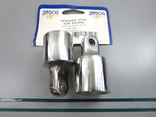 Sea-Dog NEW 316 SS Heavy Duty Top Cap 1" Bimini Fitting 270111-1 (LOT OF 2) 0810