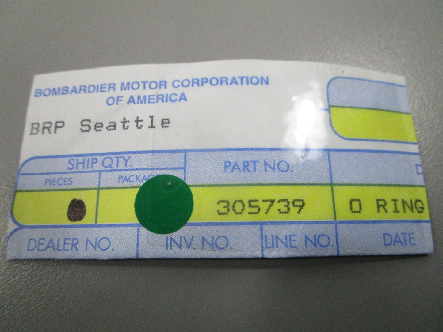 NEW OEM (LOT OF 6) 305739 0305739 OMC Johnson Evinrude O-Ring 0810