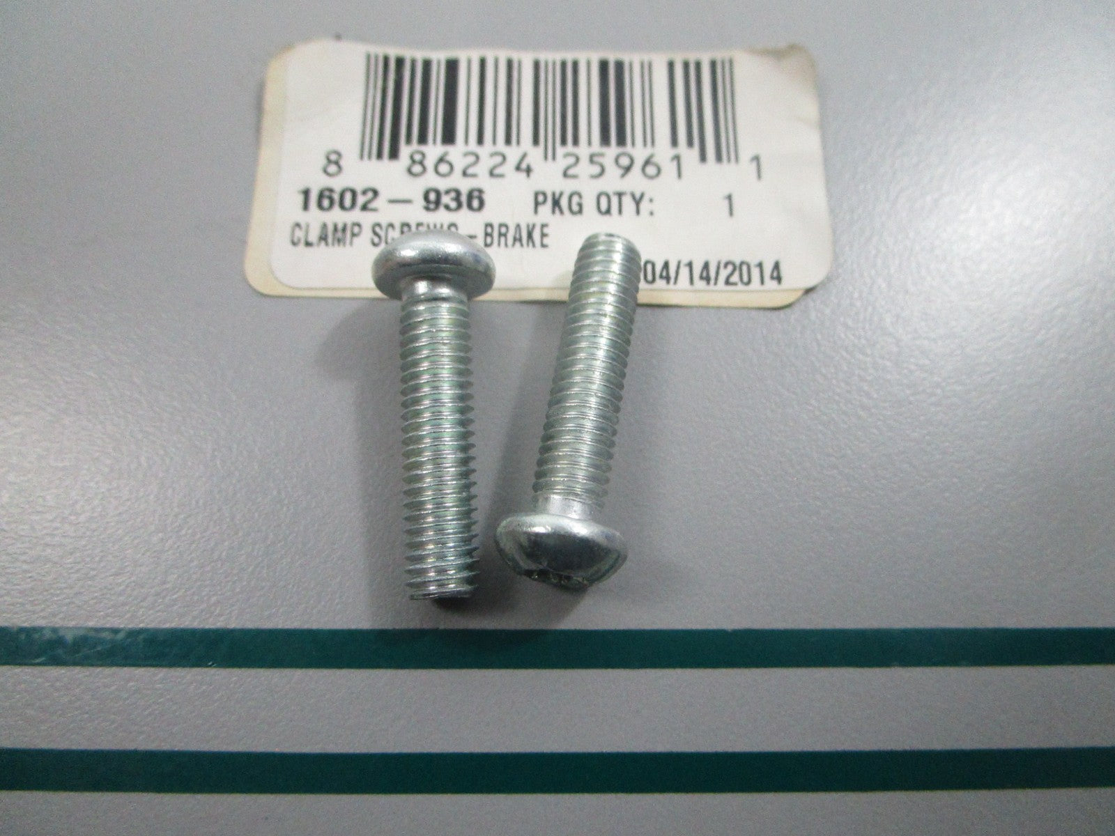 NEW OEM (LOT OF 2) 1602-936 Arctic Cat Brake Clamp Screw 0810